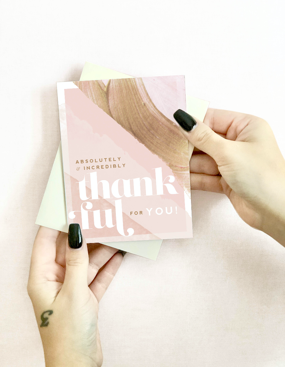 Thankful for YOU - Friendship & Thank You Greeting Card