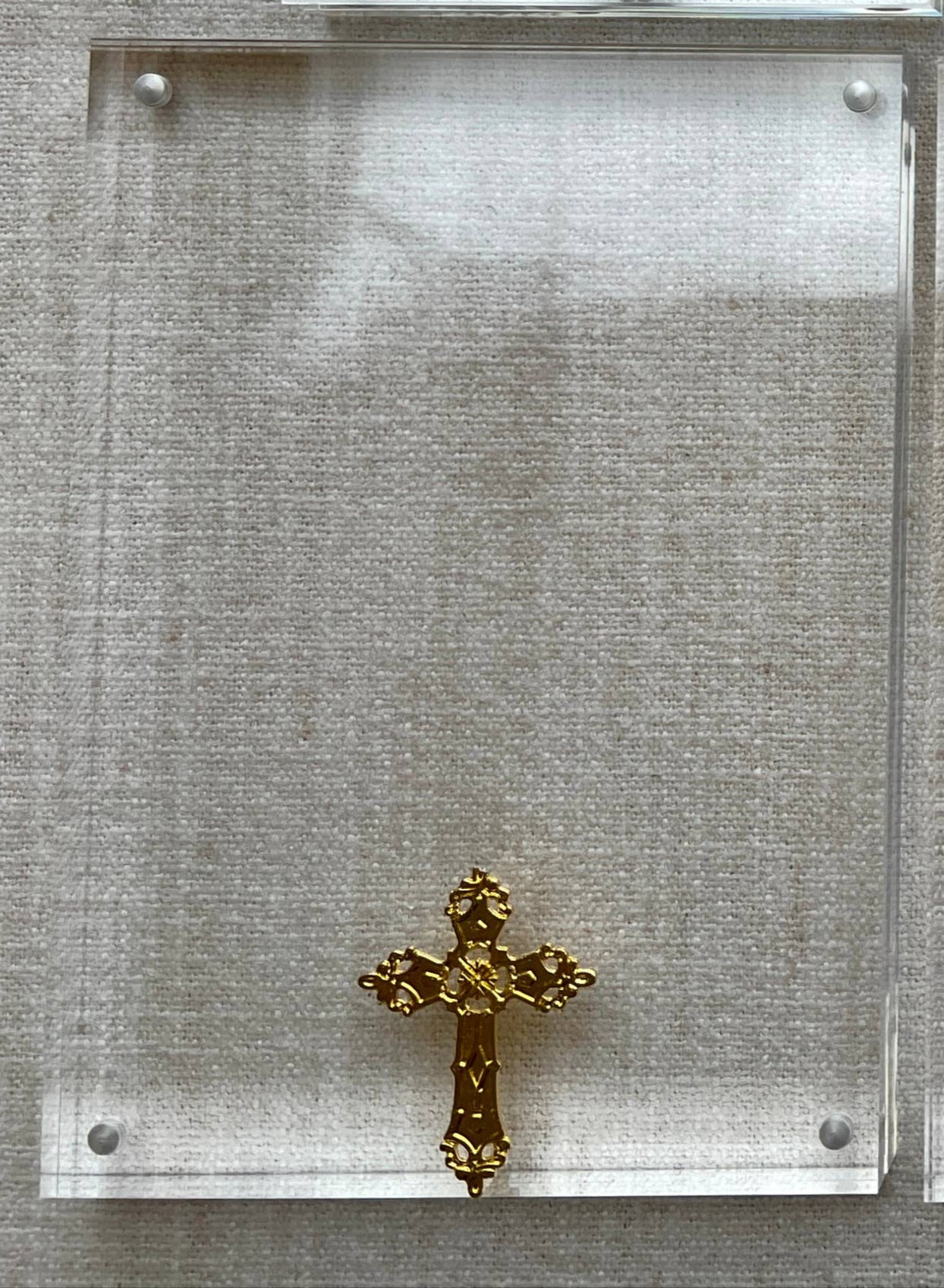 Acrylic frame: 5x7 / Cross