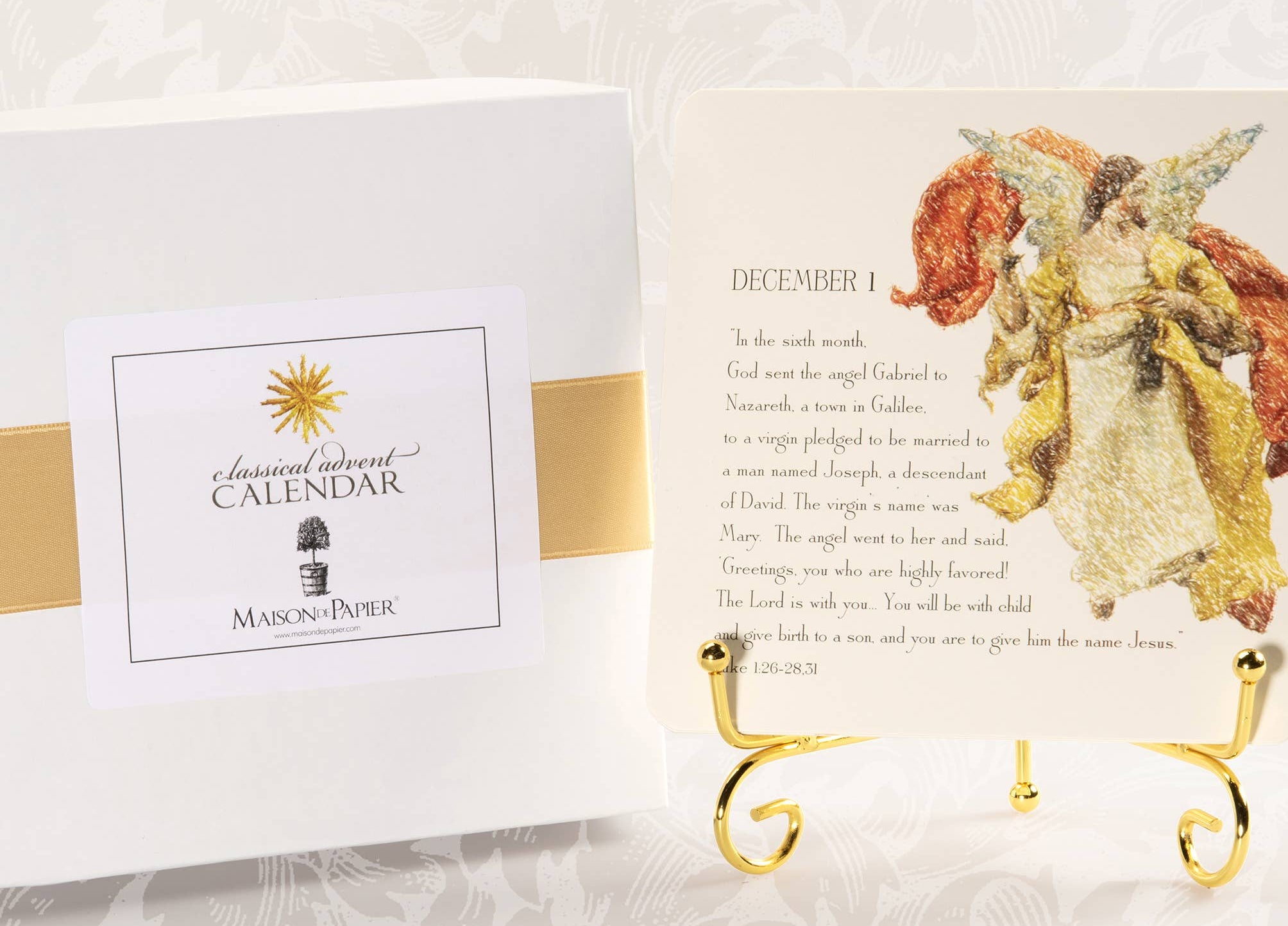 Classical Advent Calendar & Easel