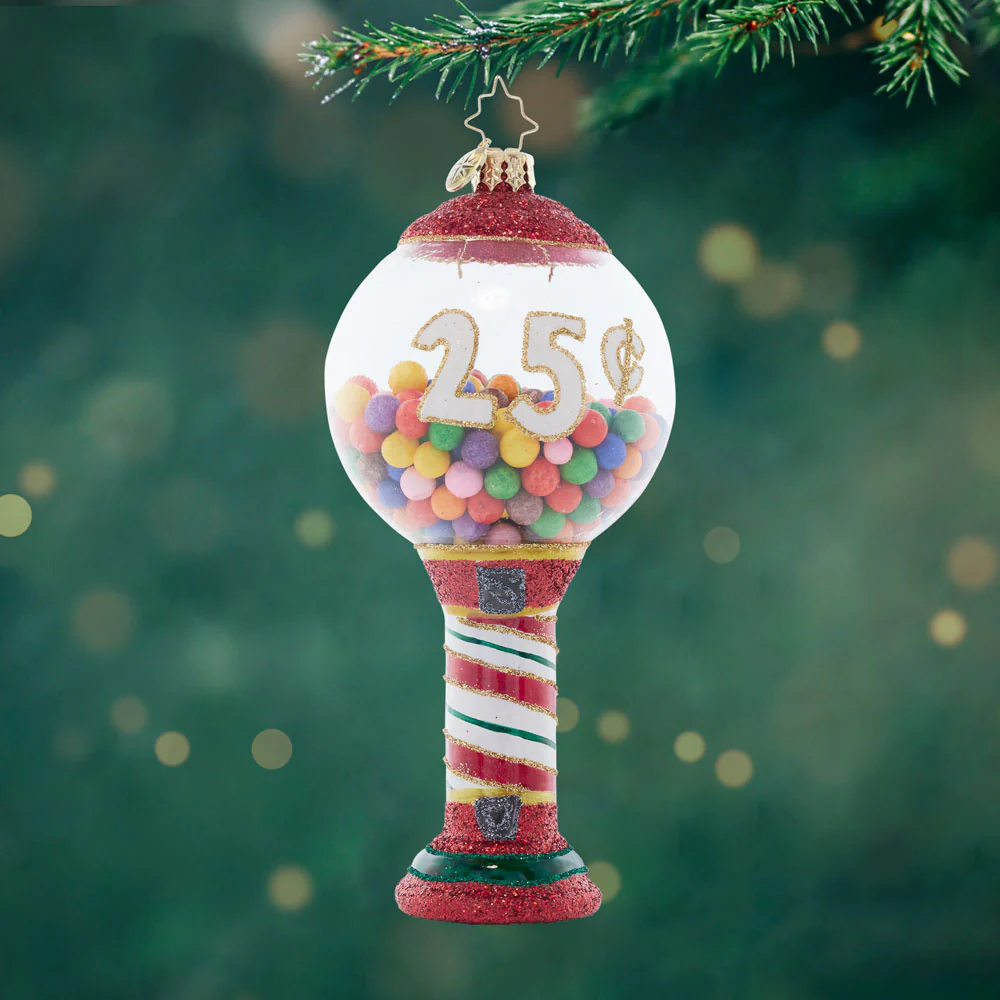 Bubblegum Bliss Ornament - Christopher Radko