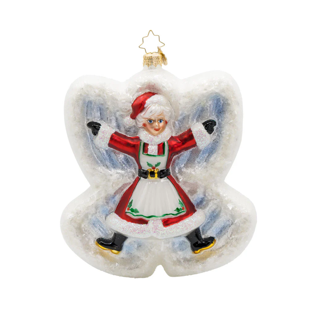 Christopher Radko Snow Angel Duo Ornament