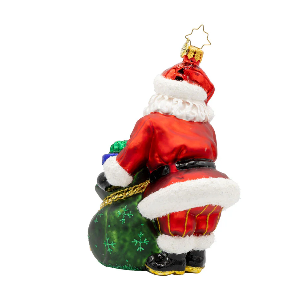 2025 SANTA'S YEARLY GIFT DROP ORNAMENT