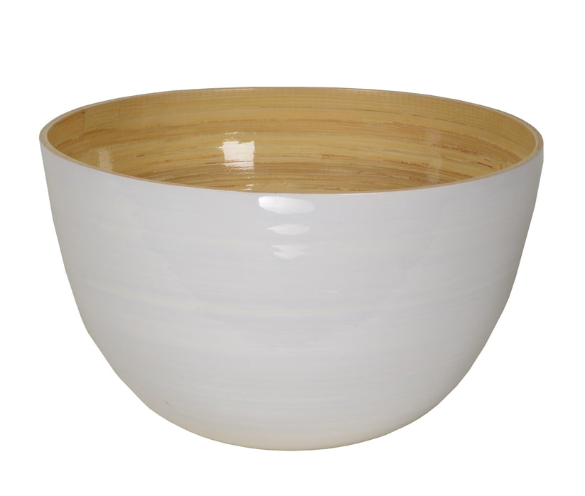 Bamboo Family Bowl - White