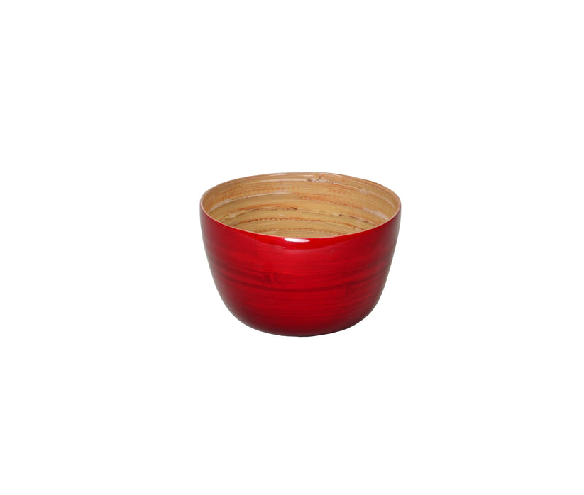 Bamboo Soup Bowl - Red