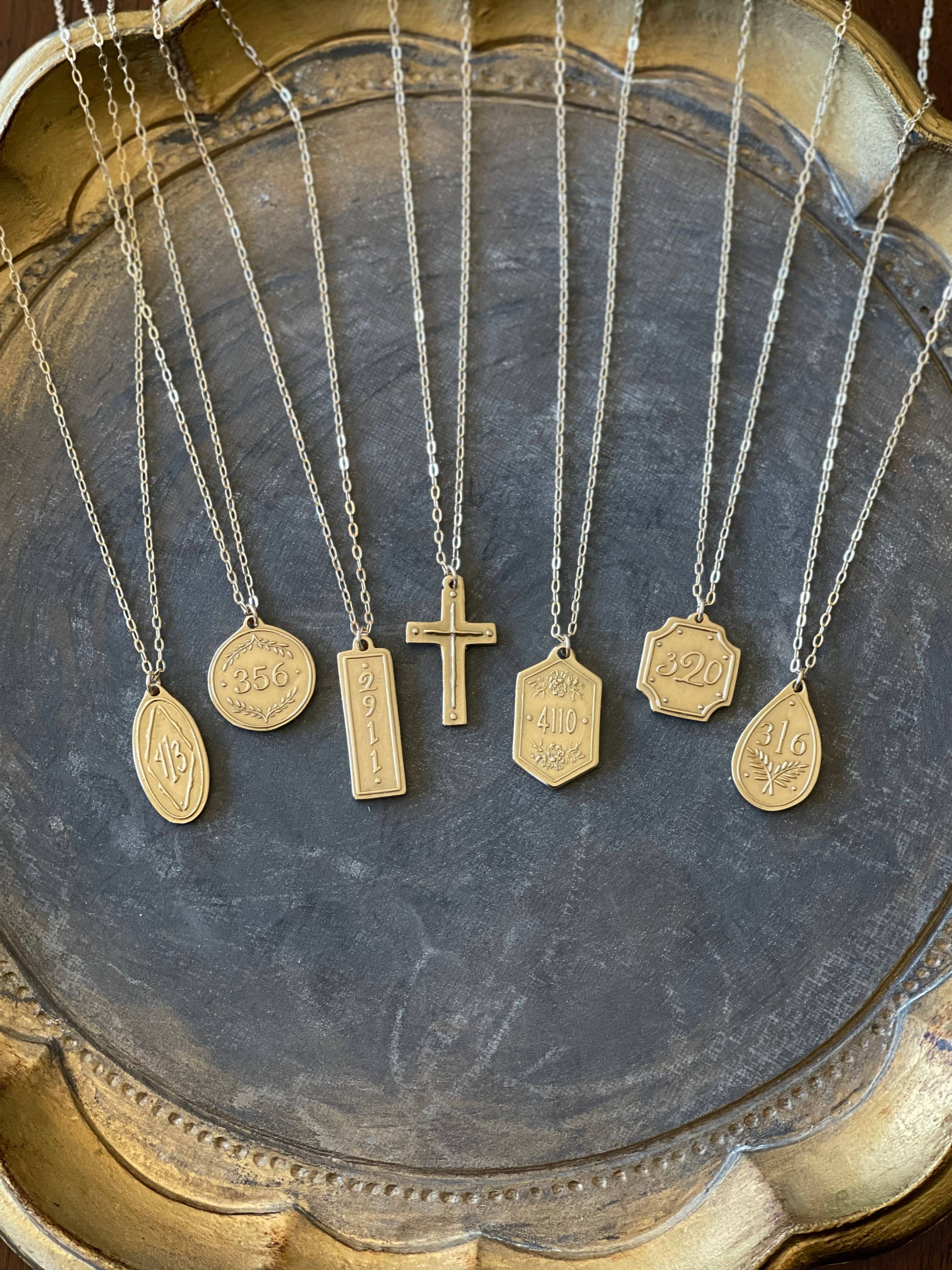 Pendant Scripture Verse Necklace – Isaiah 41:10 - 22" long-