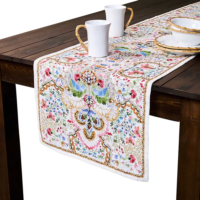 Sofia Linen Table Runner