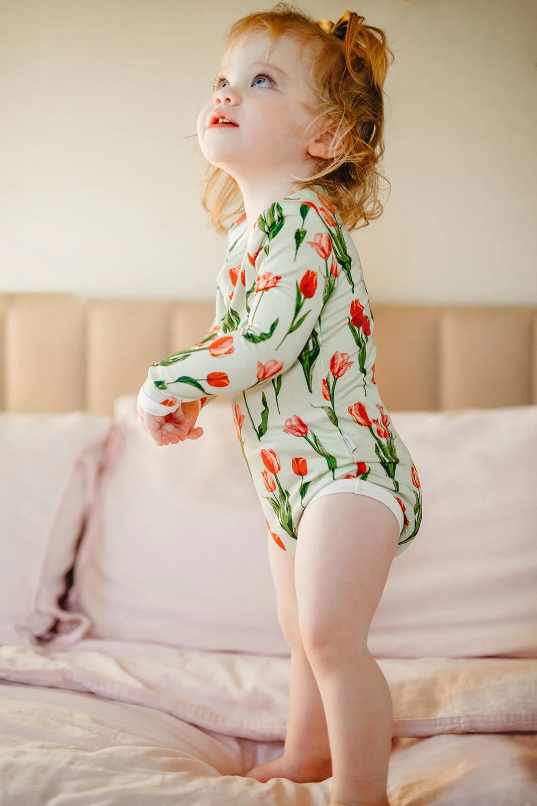 Tulip Luxe Stretch Short Sleeve Baby One Piece 6-12 mo