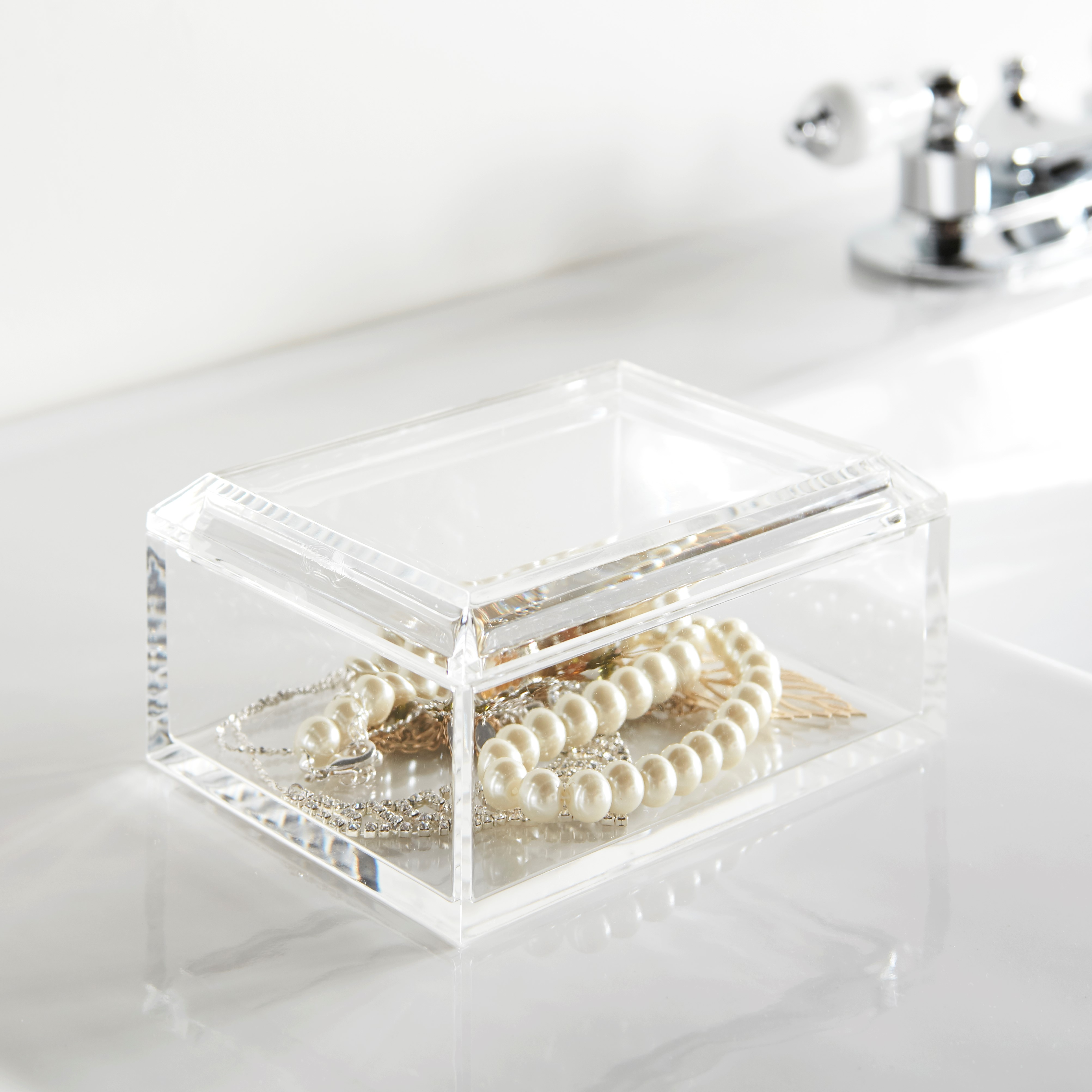 Acrylic Rectangular Jewelry Box