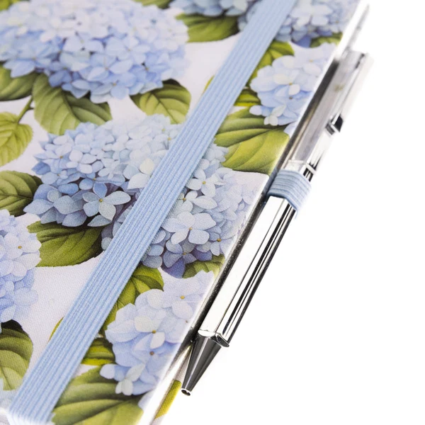 La Petite Presse Hortensia - Fabric-Bound Journal with Pen