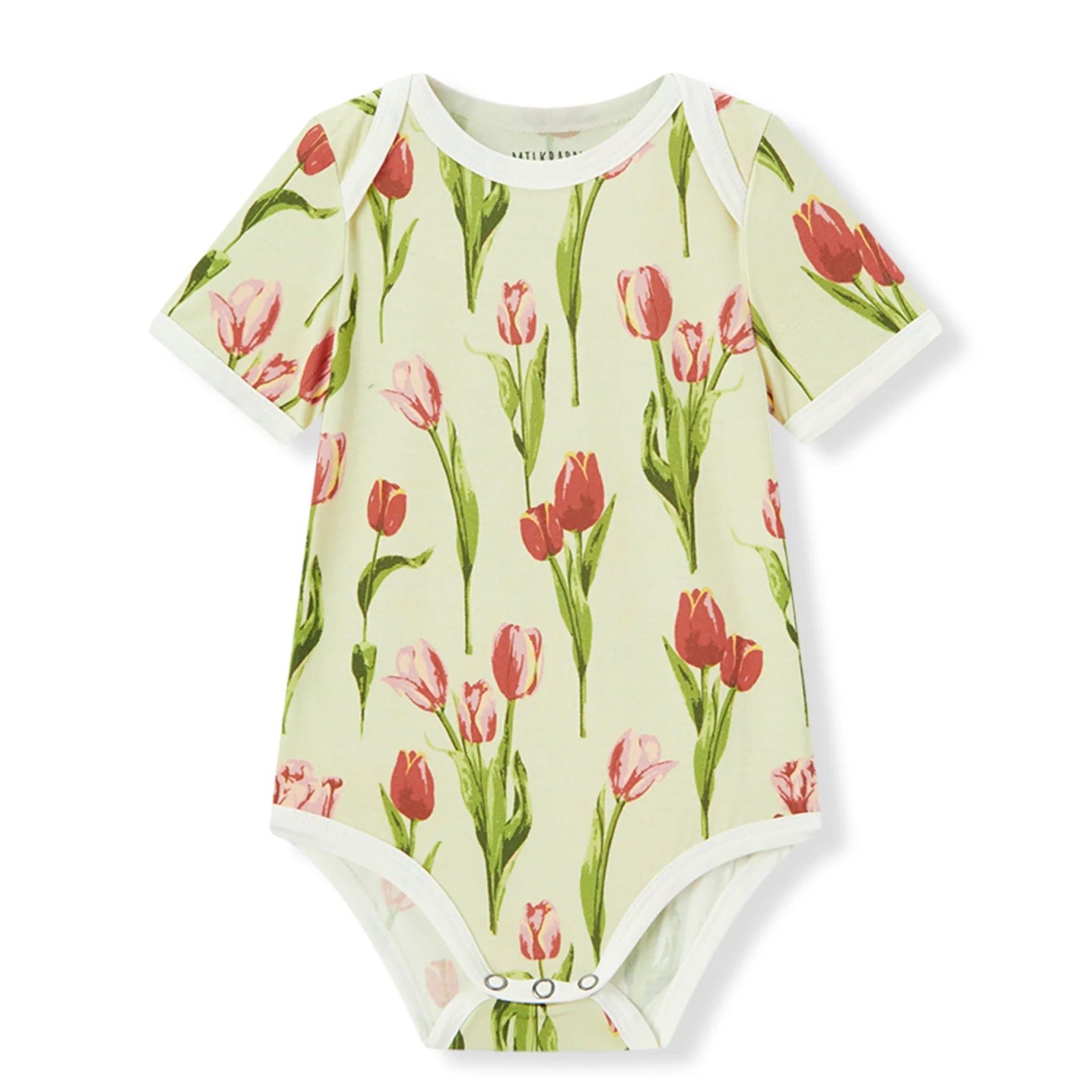 Tulip Luxe Stretch Short Sleeve Baby One Piece 6-12 mo