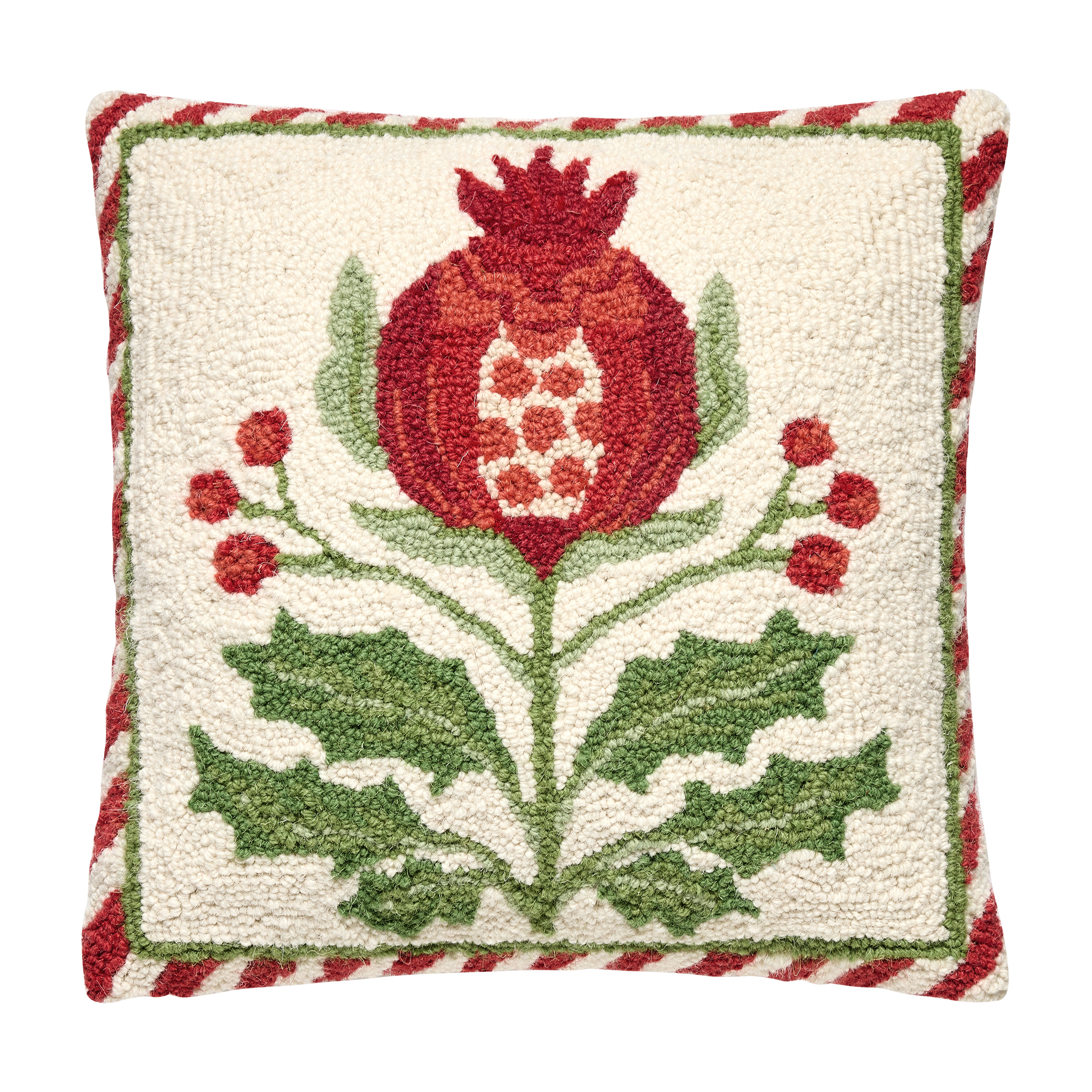 Holiday Mughal Pomegranate Hook Pillow