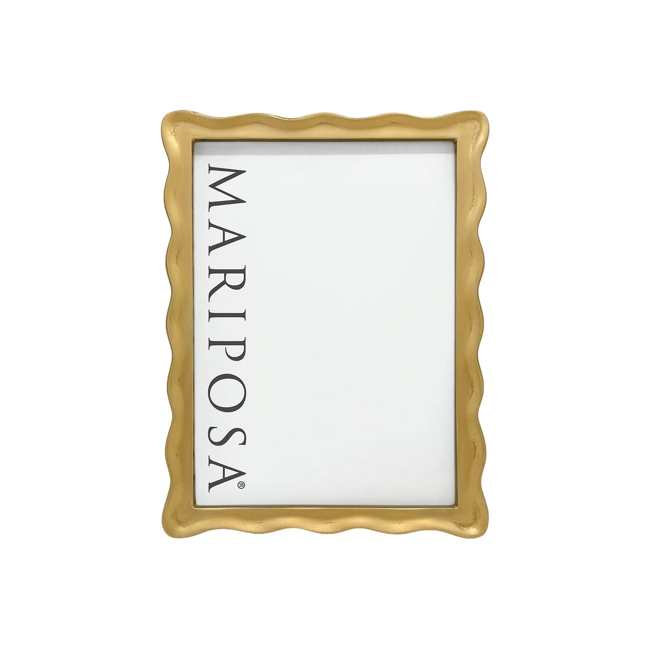 Mariposa Wavy Gold Frame 5" x 7"