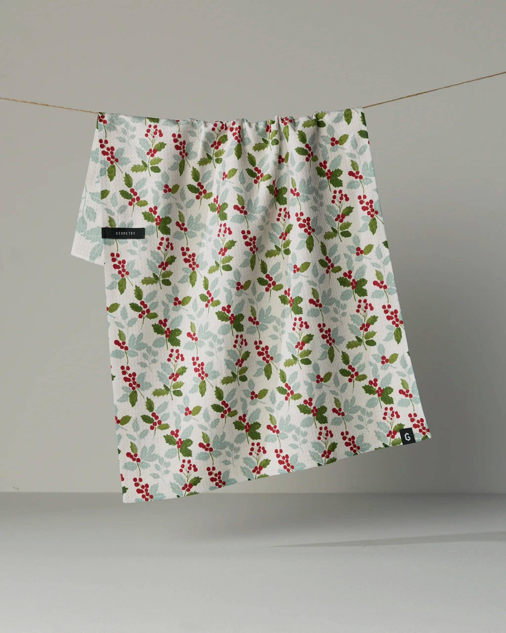 Holly Lane Luxe Kitchen Towel - Holiday 2026