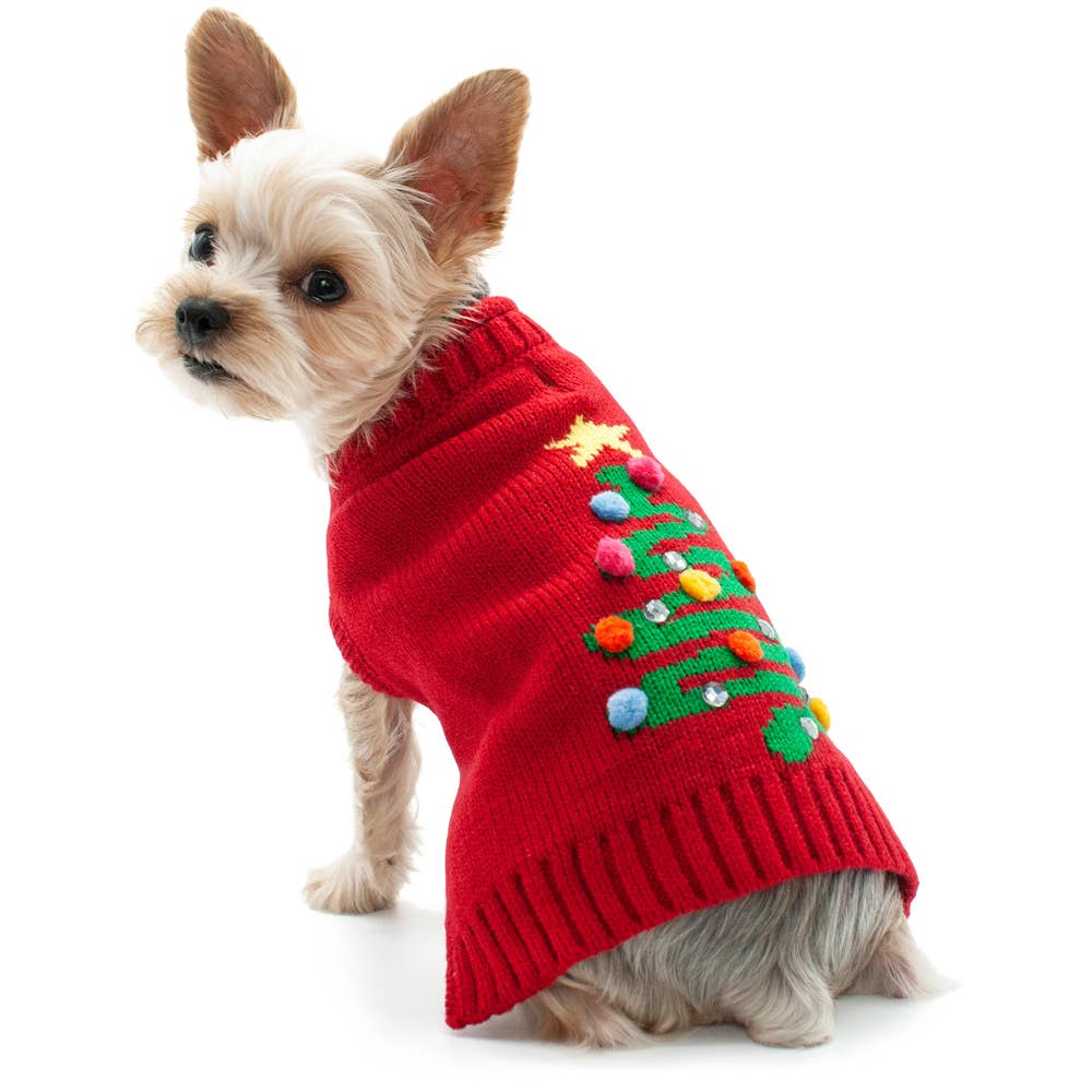 Dog Sweater Christmas Tree : Extra Small