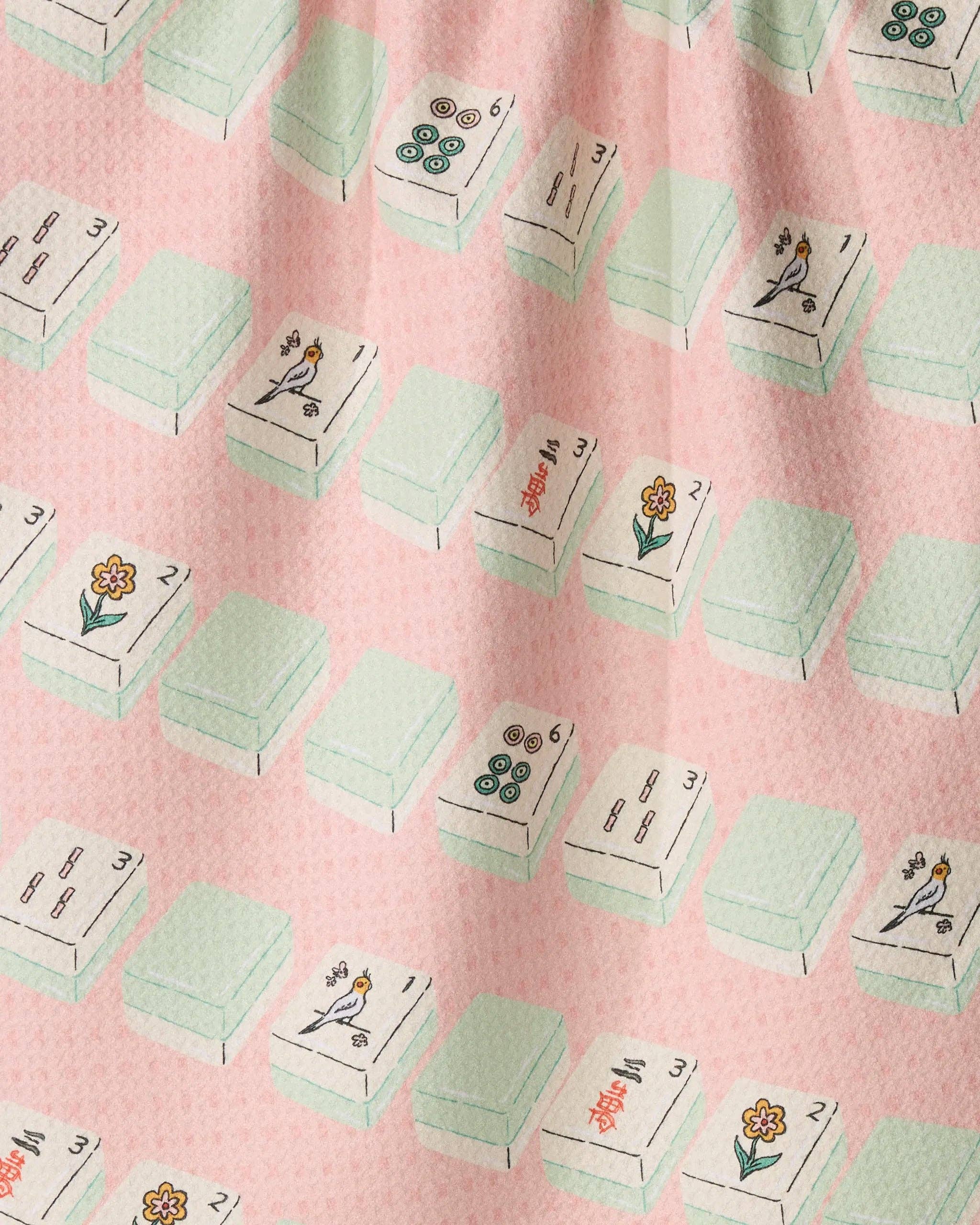 Geometry Tile Parade Tea Towel