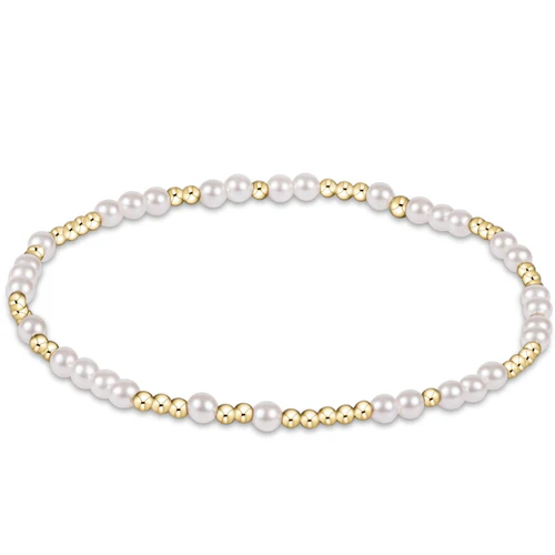Enewton hope unwritten 3mm bead bracelet - pearl