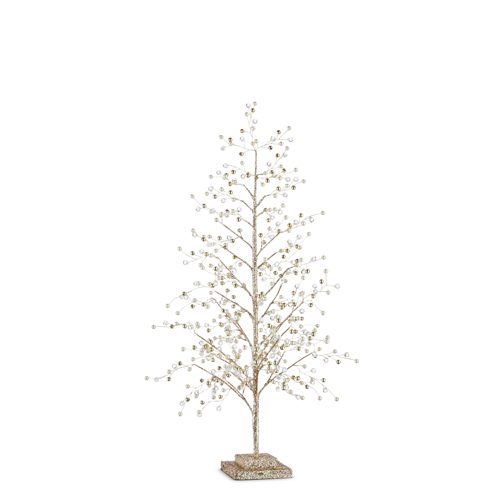 CRYSTAL CHAMPAGNE TREE-23" high