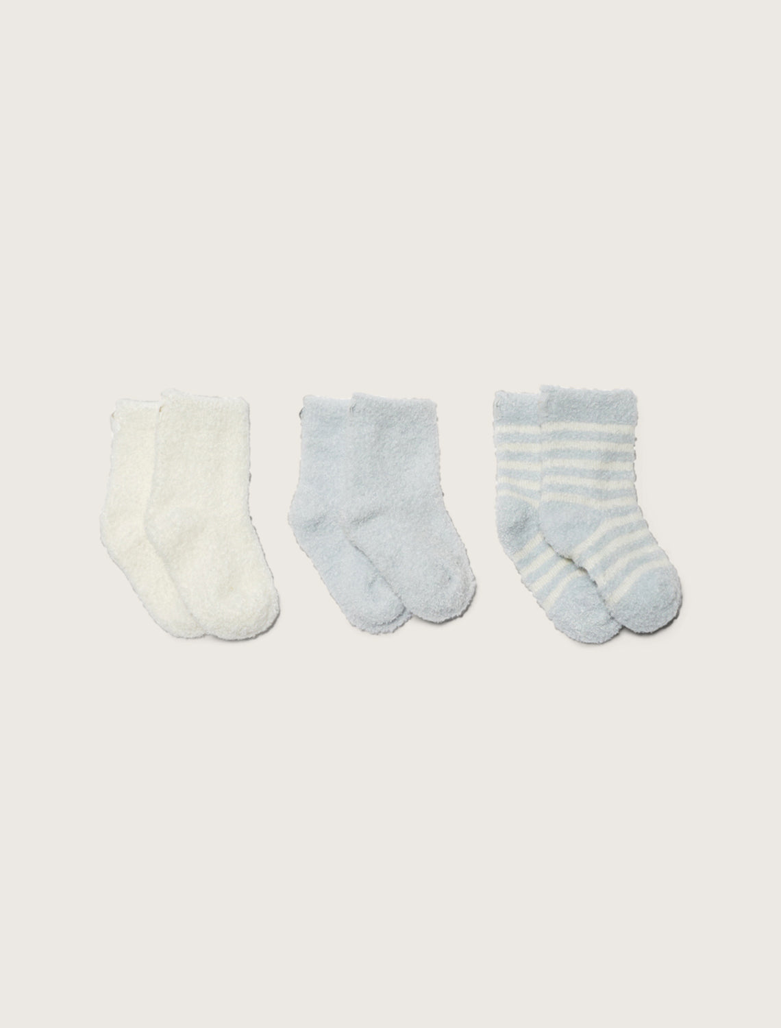 CozyChic Lite Infant Sock Set - Blue/Pearl