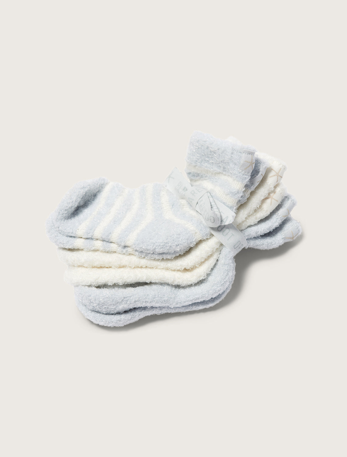 CozyChic Lite Infant Sock Set - Blue/Pearl