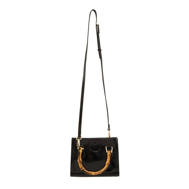 Square Shape Jelly Bag with Bamboo Handle
