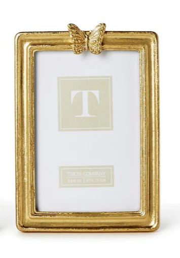 Gold Frame with Accent Bow 4 x 6