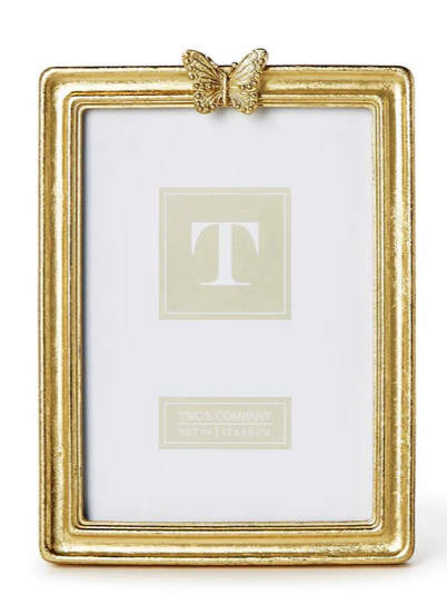 Gold Frame with Accent Bow 5 x 7