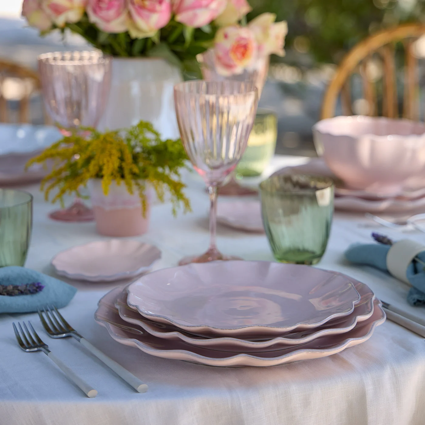 Casafina Rosa Rose Salad/Dessert plate