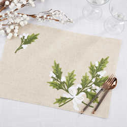 Holly Leaves Placemat - set of 4