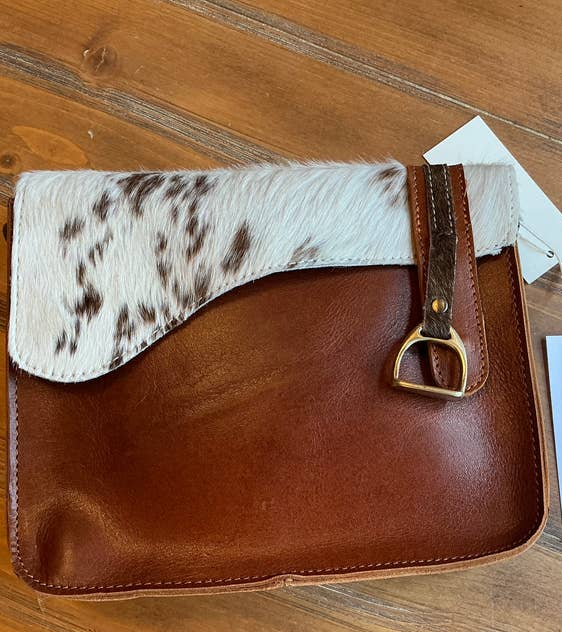 Equestrian English Saddle Crossbody Handbag Purse