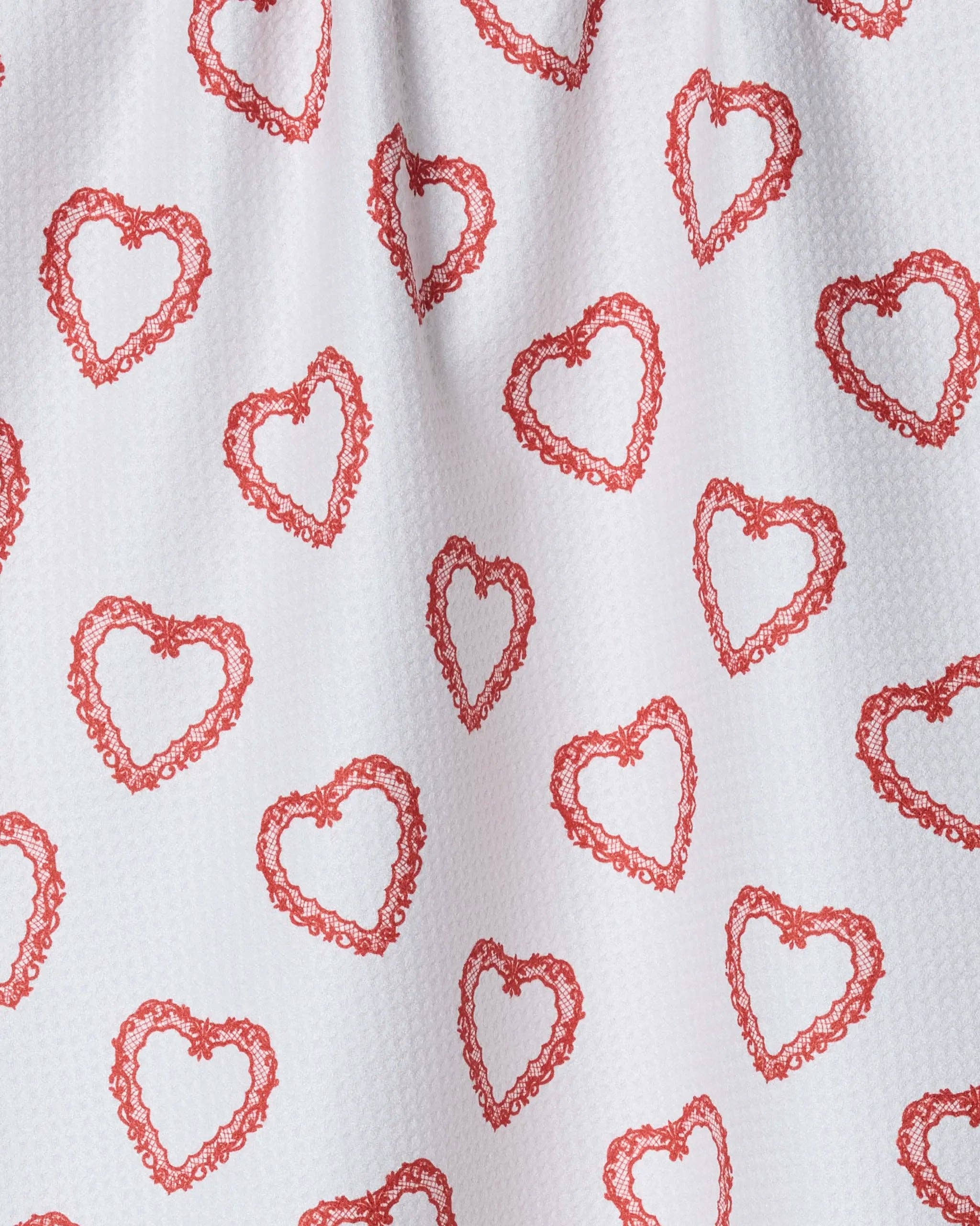 Soft Heart Tea Towel