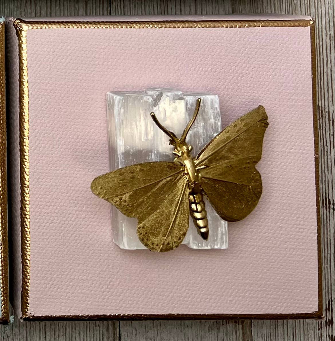 Butterfly Crystal Art: Pink / 4x4