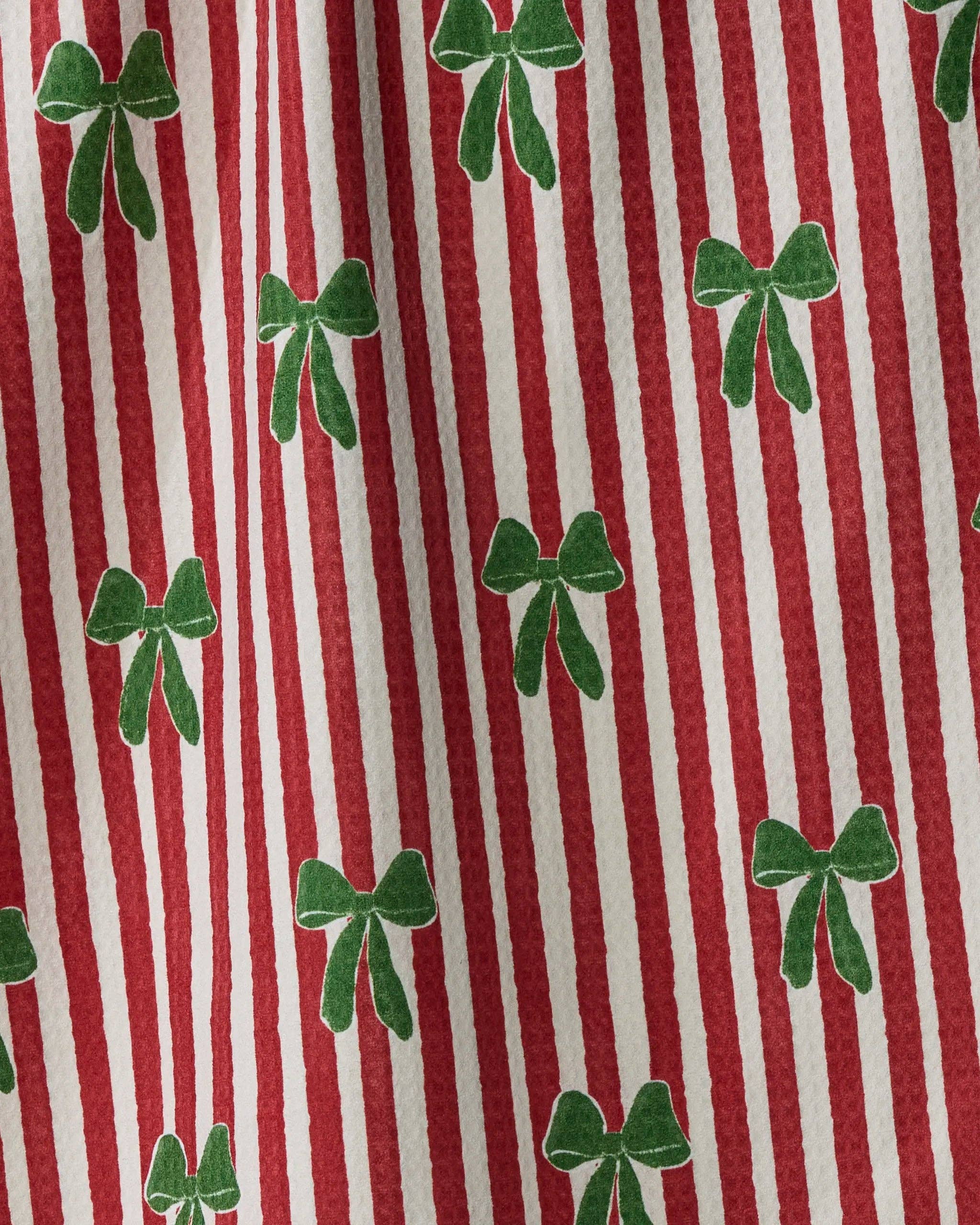 Ribbon Bows Luxe Kitchen Towel - Holiday 2026