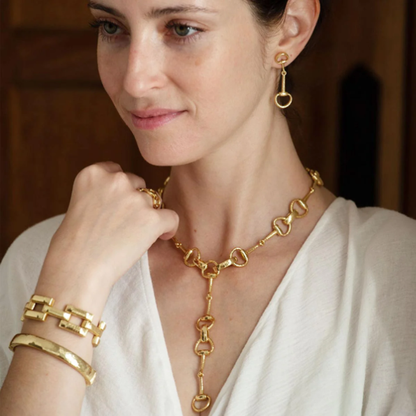 Equestrian Snaffle Bit Chain Necklace