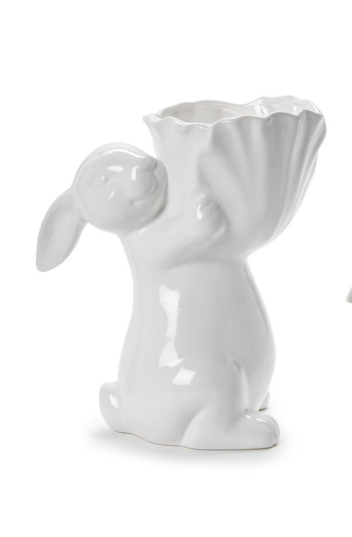 Easter Bunny Cachepots /Planter 7 1/2" W x 4 3/4" D x 8 1/4" H