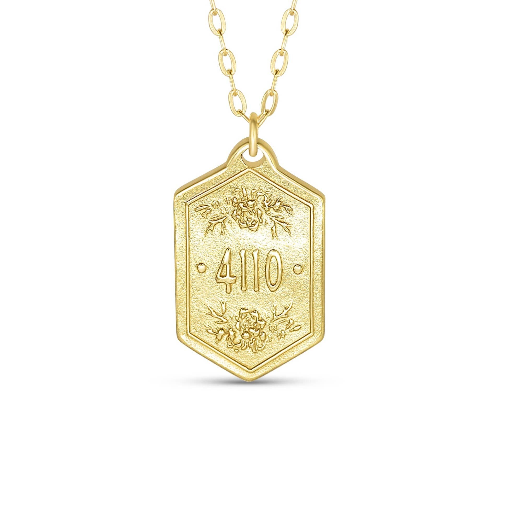 Pendant Scripture Verse Necklace – Isaiah 41:10 - 22" long-