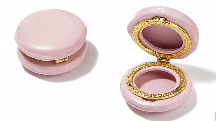 Pink Macaron Trinket Box
