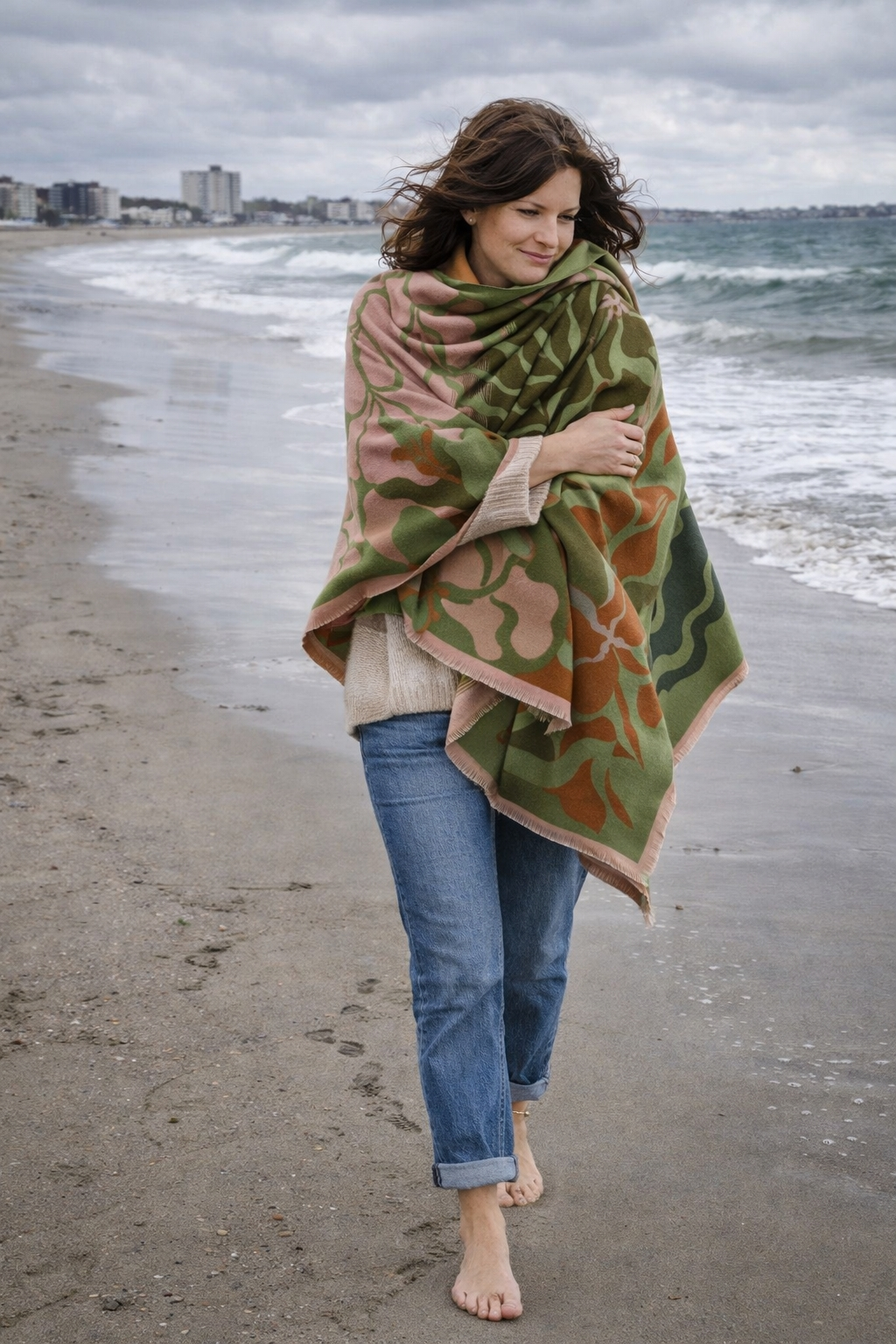 March Fern Reversable Wrap