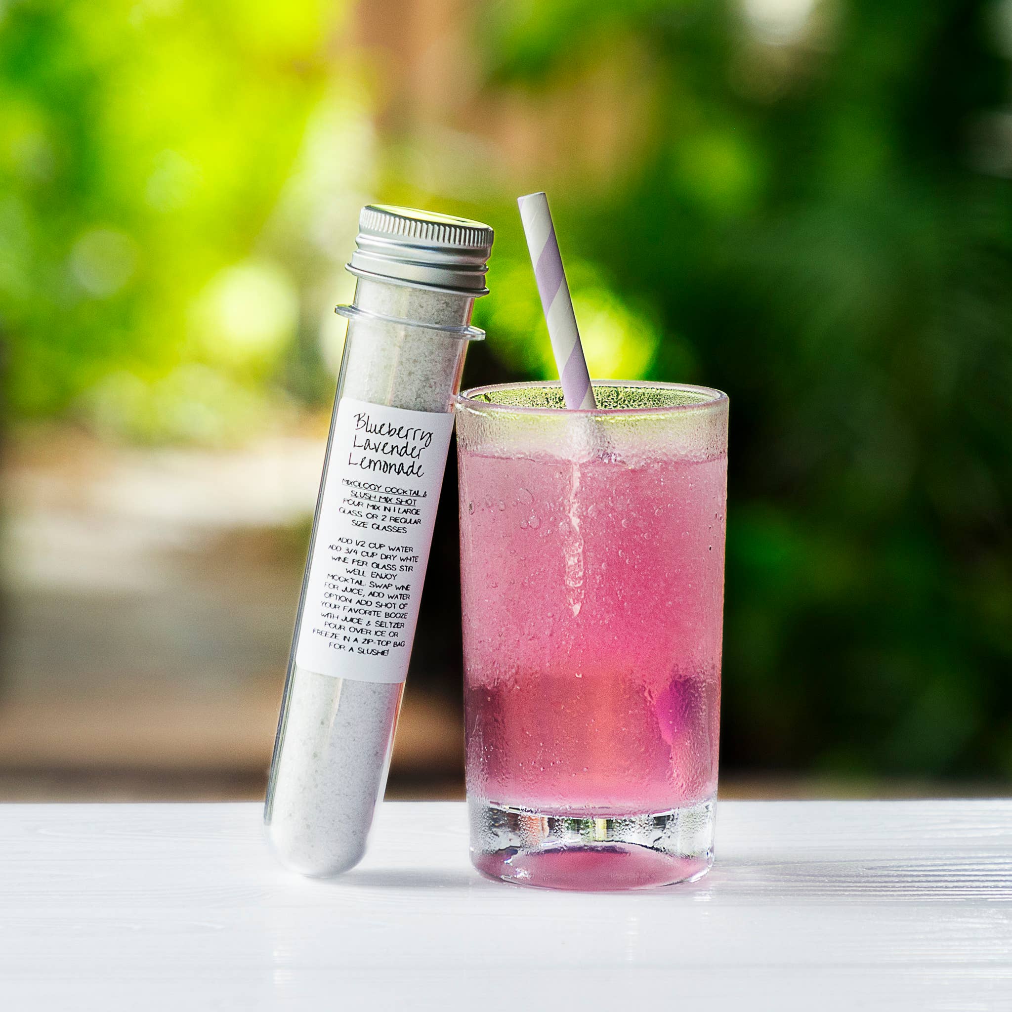 Cocktail Mix Shots: Blueberry Lavender Lemonade