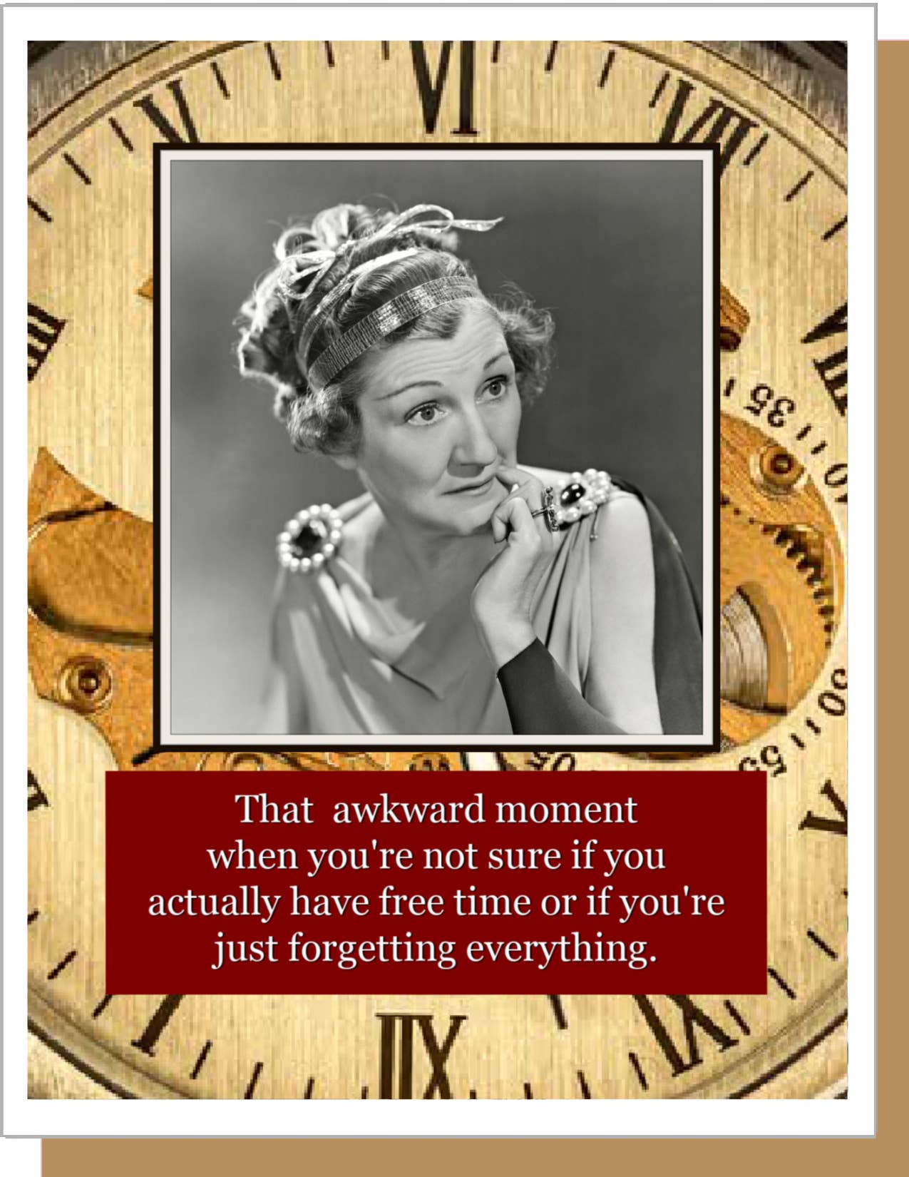 Awkward Moment - Everyday Card