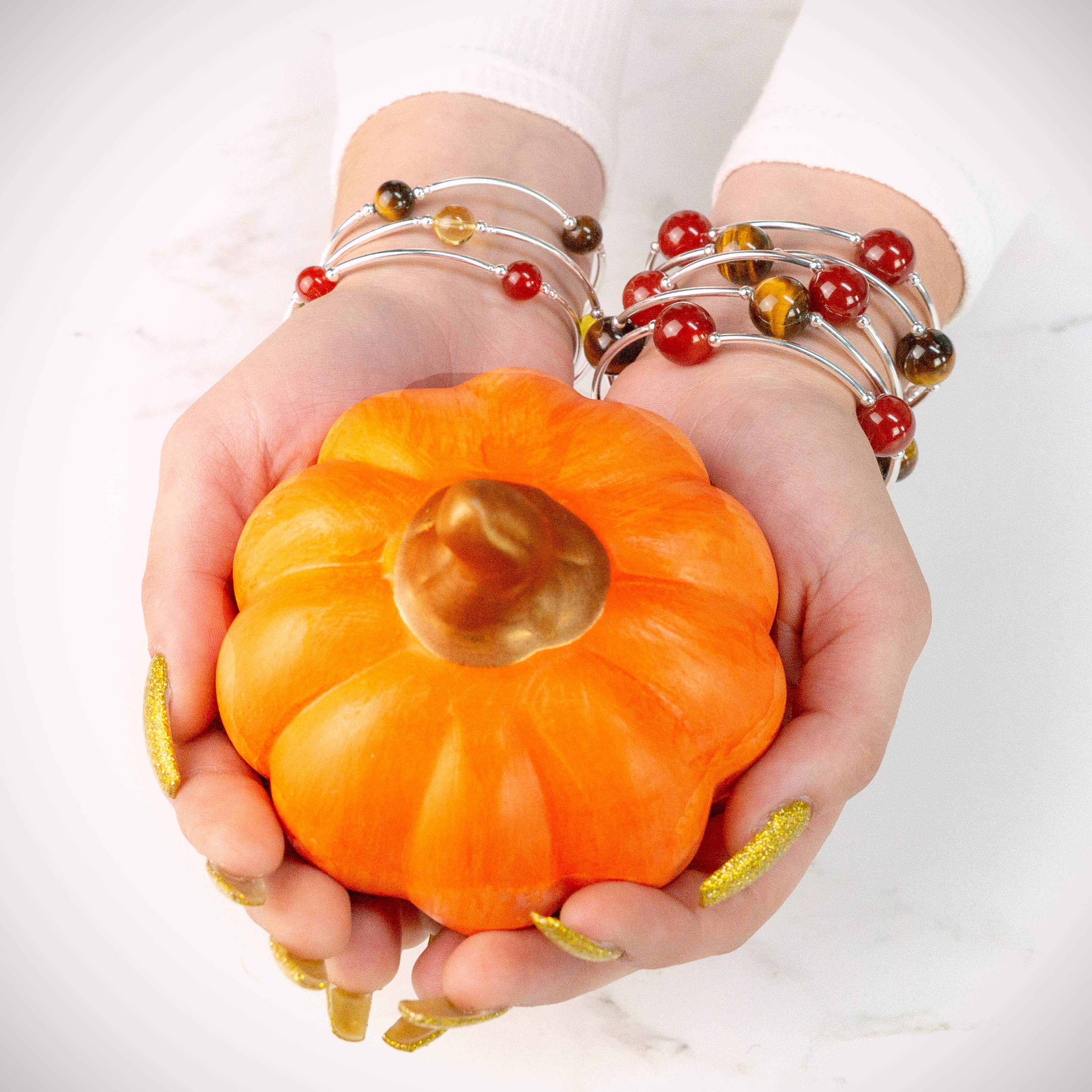 8mm Carnelian Blessing Bracelet: S