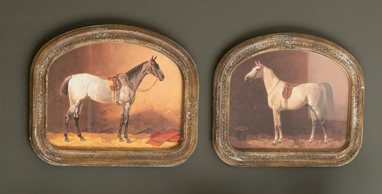 Left & Right Facing Horse Print (pair)