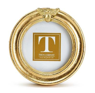 Golden Bee Frame - Round