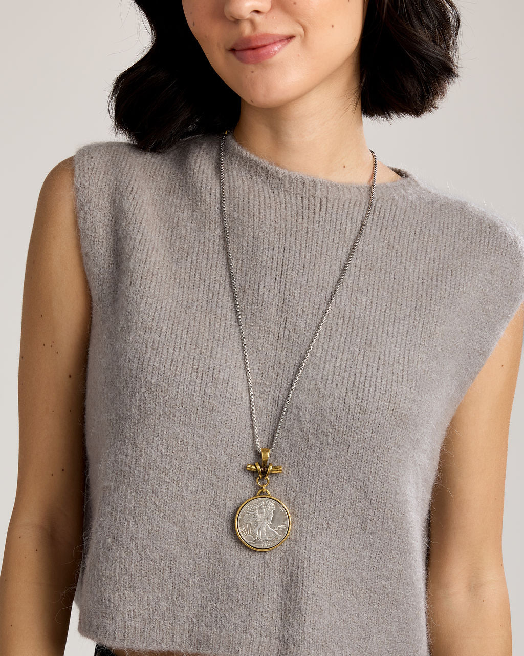 Christina sleeveless knit vest