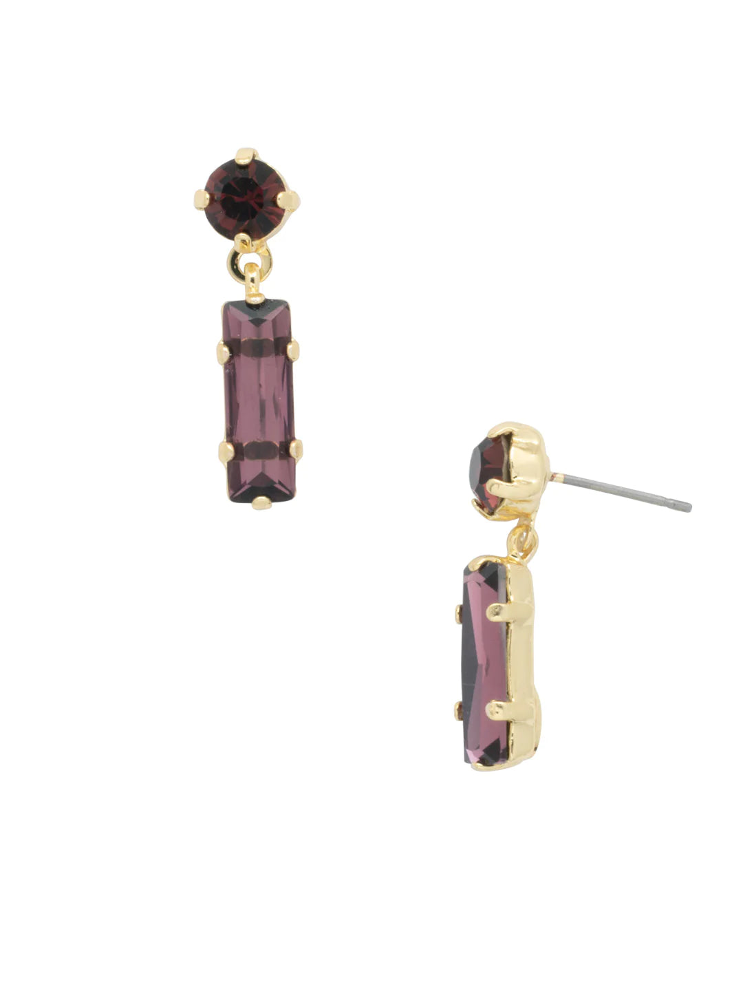 Merlot Drop Earring