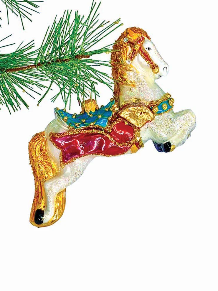 Round Rider Ornament - Heartfully Yours