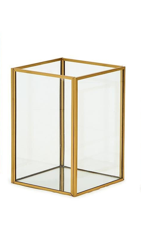 Rectangular Glass Vase- Medium