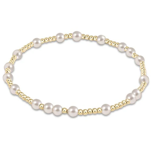 Enewton hope unwritten 4mm bead bracelet - pearl
