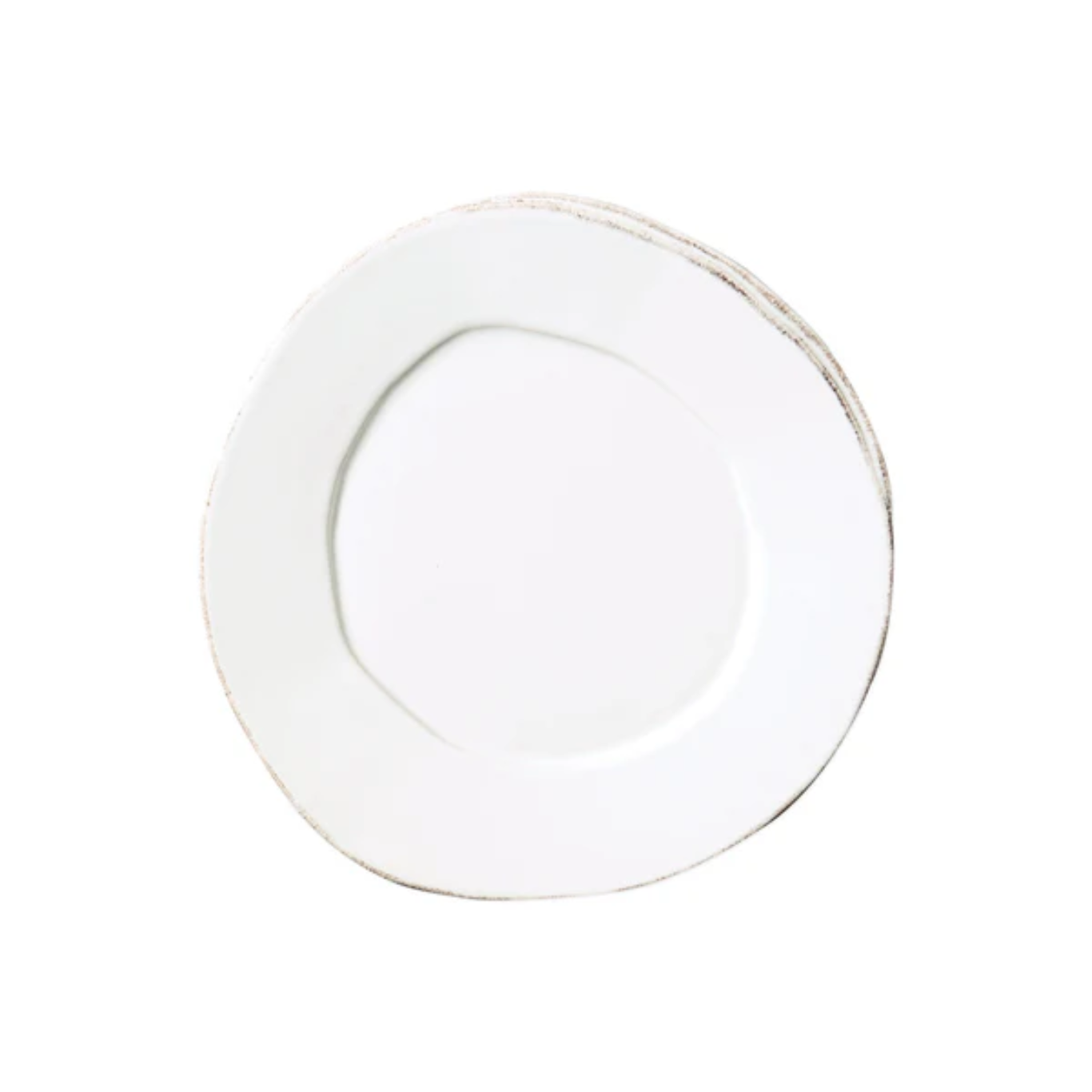 Lastra Salad Plate - WHITE