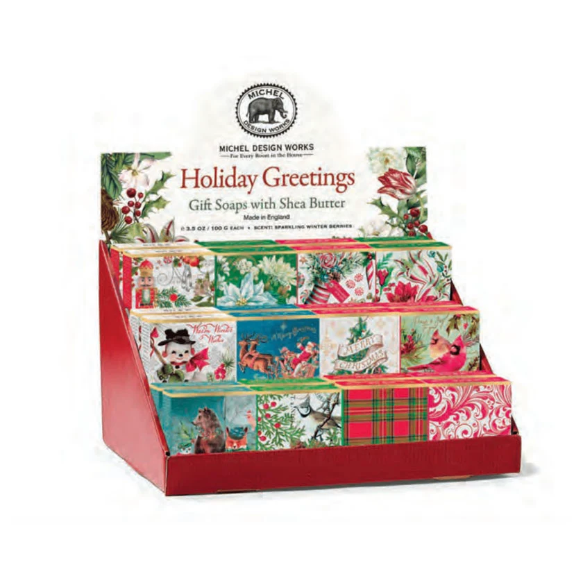 Holiday Greeting Little Soaps