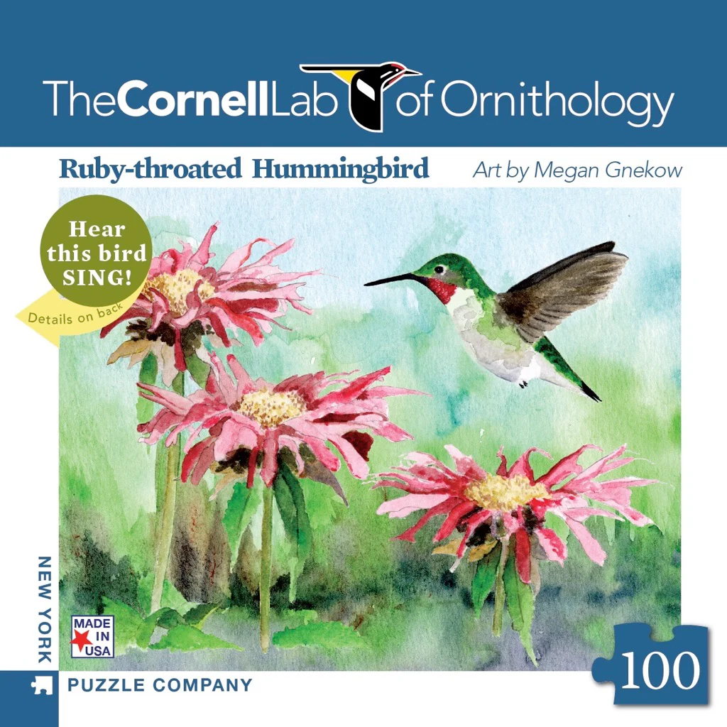 Ruby-throated Hummingbird Mini Puzzle